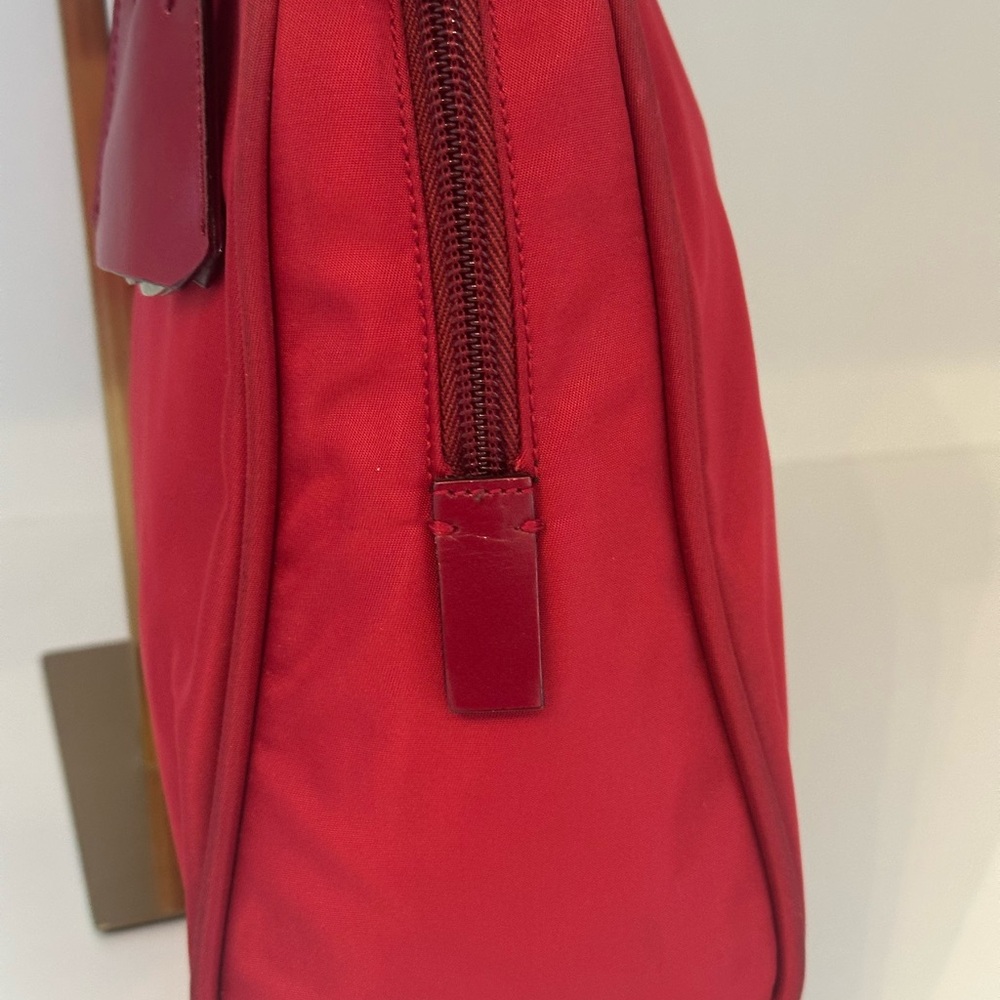 Prada Red Nylon Tote Bag Tessuto Sport - Picture 5 of 14